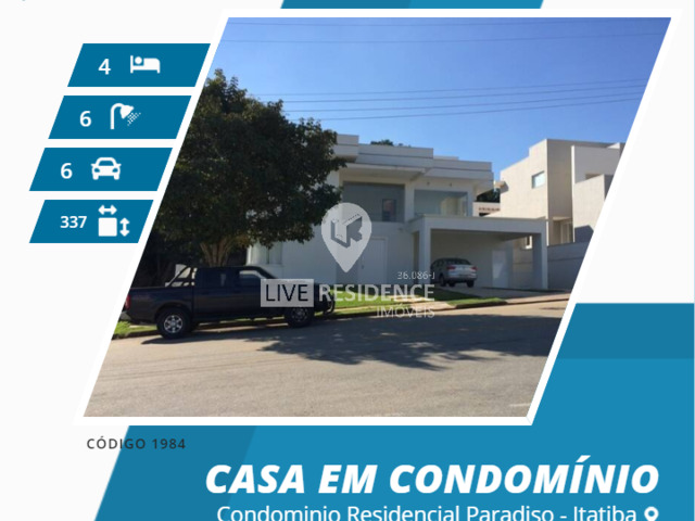 #1984 - Casa em condomínio para Venda em Itatiba - SP - 1