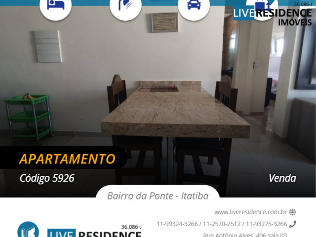 #5926 - Apartamento para Venda em Itatiba - SP
