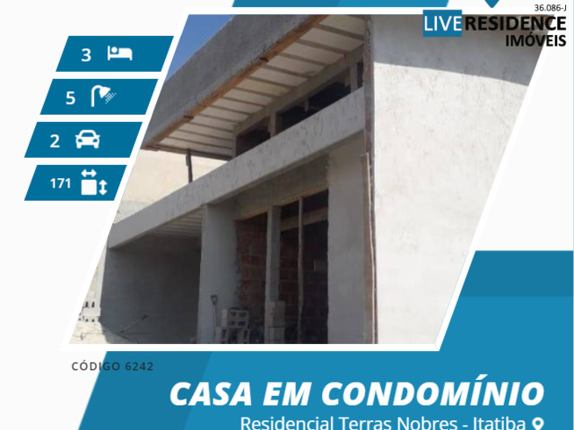 #6242 - Casa em condomínio para Venda em Itatiba - SP - 1