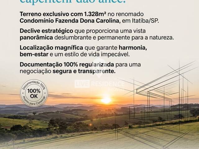#7857 - Terreno em condomínio para Venda em Itatiba - SP