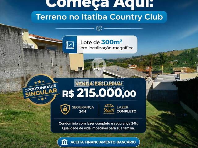 #5737 - Terreno em condomínio para Venda em Itatiba - SP