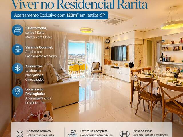 #7625 - Apartamento para Venda em Itatiba - SP