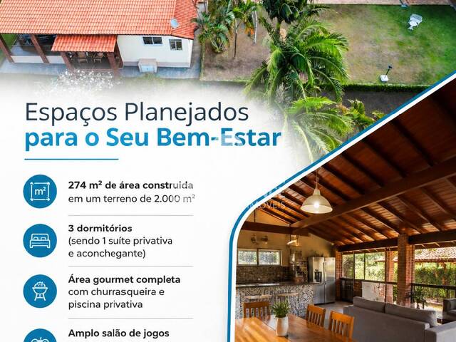 #7545 - Casa em condomínio ou Chácara para Venda em Itatiba - SP