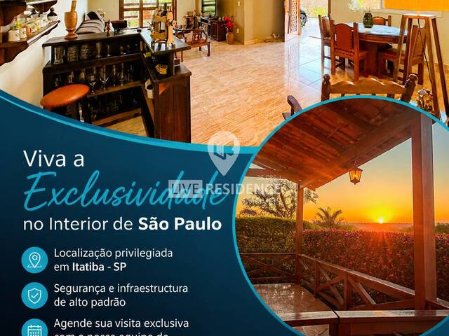 #7545 - Casa em condomínio ou Chácara para Venda em Itatiba - SP