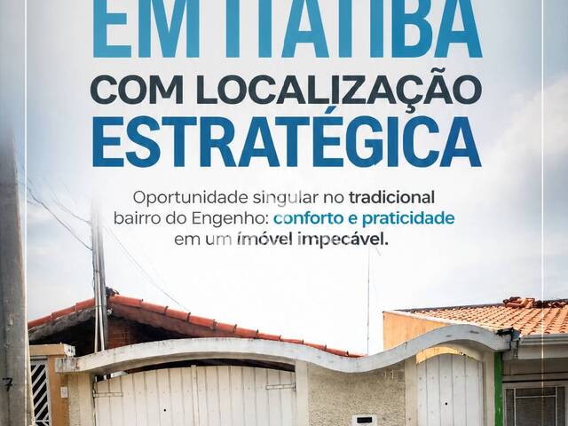 #7870 - Casa para Venda em Itatiba - SP