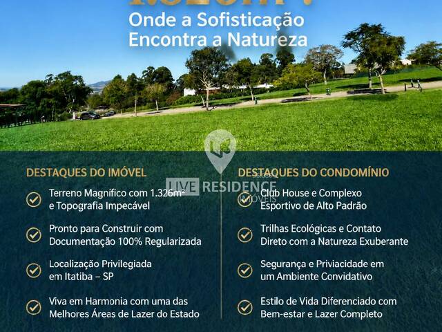 #7920 - Terreno em condomínio para Venda em Itatiba - SP