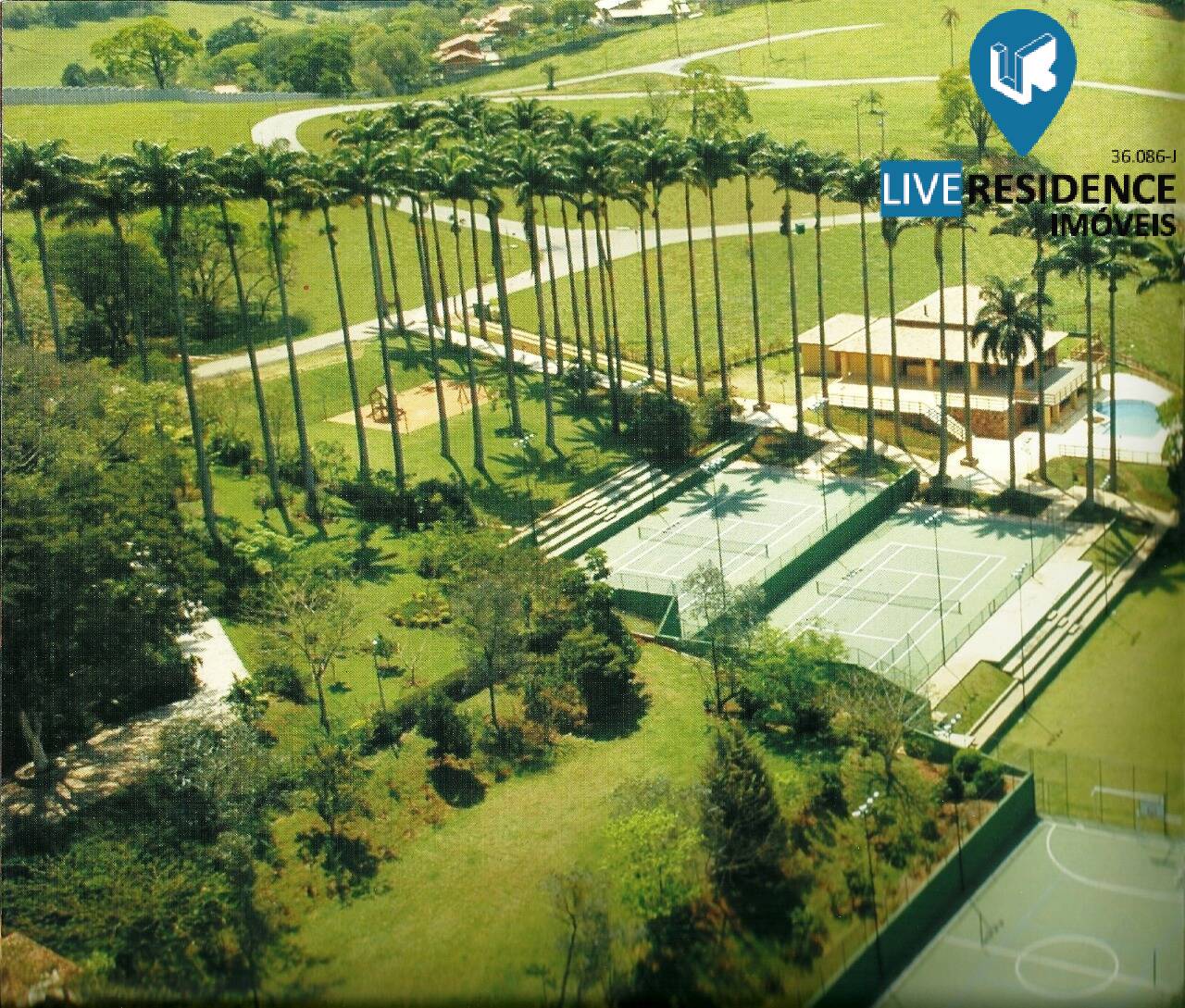 Village das Palmeiras lindo lote com vista 1.000m², vende Live