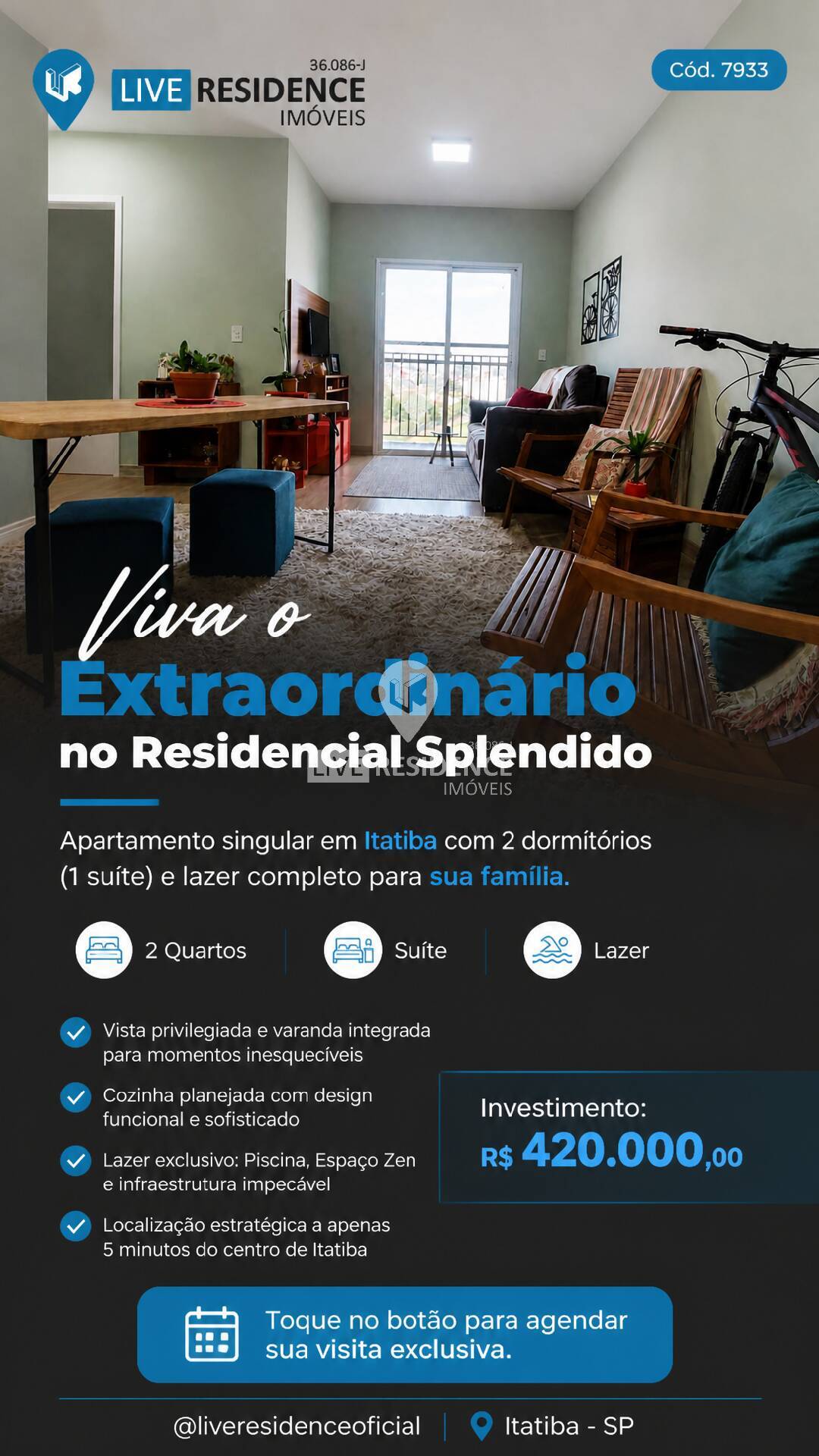 Lindo Apartamento à venda no Residencial Splendido !